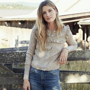 Doen Altheda Sweater XS Heathered Oatmeal